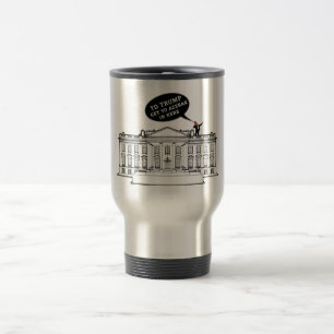 YO TRUMP - WHITEHOUSE STAINLESS STEEL VATTEN BOTTL RESEMUGG
