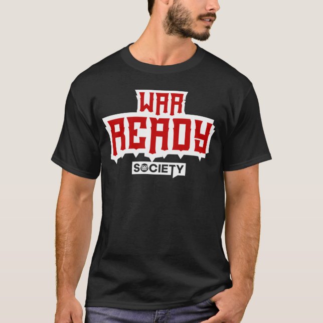 YO WAR READY friends T Shirt (Framsida)