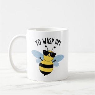 Yo Wasp Up Funny Kryp Pun Kaffemugg