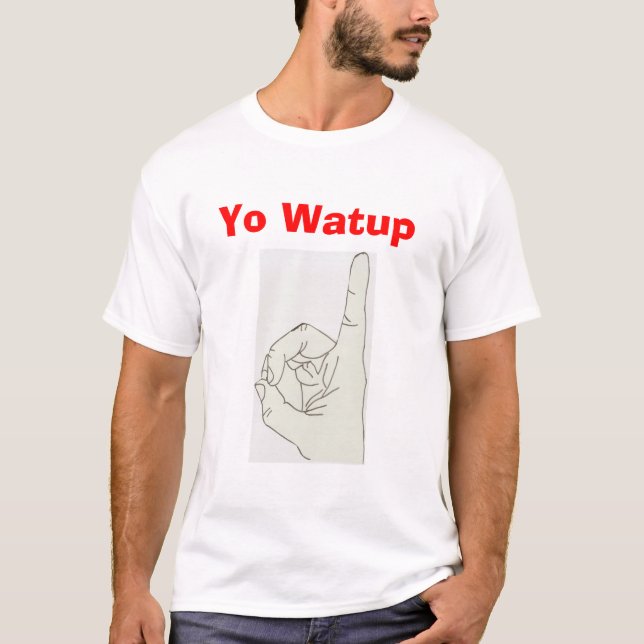 yo Watup T-shirt (Framsida)