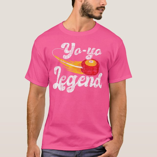 Yo-Yo Legend - Yoyo Master Tricks Competition Tidi T Shirt (Framsida)