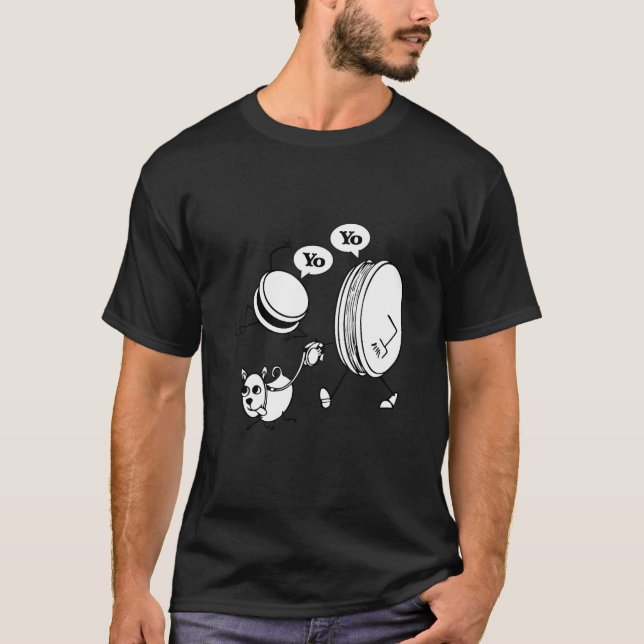Yo Yo Walking The Dog Yoyo Toy Professional T Shirt (Framsida)
