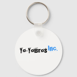 Yo-YoBros, Inc. White Logotyp Keychain Nyckelring