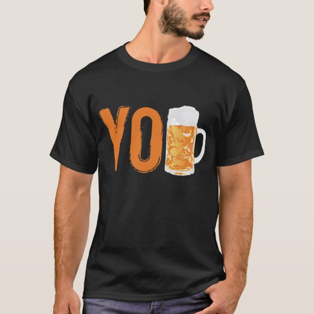 YOBsvart T-shirt (Framsida)