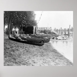 Yocum Canoe House: 1932 Poster