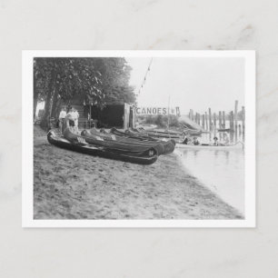 Yocum Canoe House, Arlington Beach Park Vykort