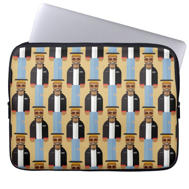 Yog – Patterned Laptop Sleeve (Framsidan)