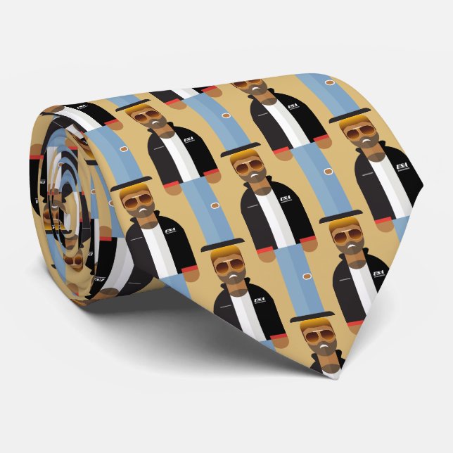 Yog – Pop Icon Pattern Tie Slips (Rullad)