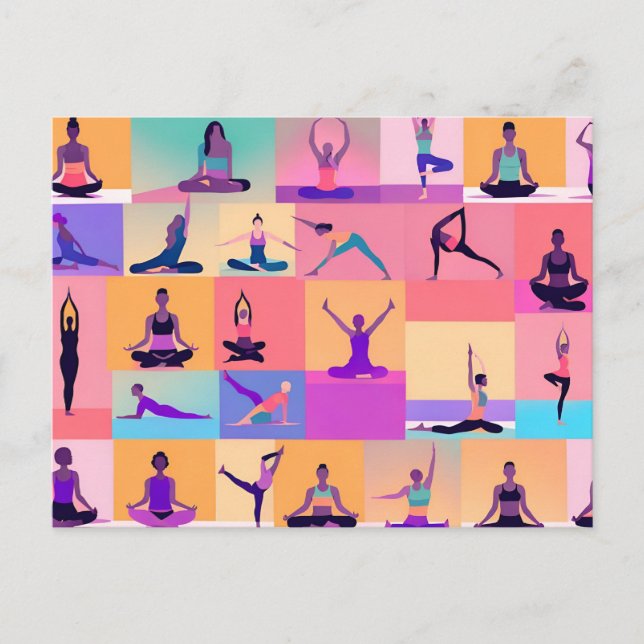 Yoga 01 vykort (Framsida)