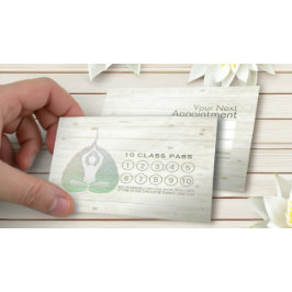 Yoga 10 Class Pass Loyalty Möte Bodhi Löv Lojalitetskort