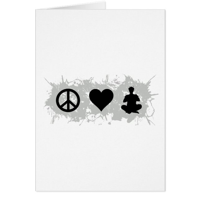 Yoga 2 hälsningskort (Framsidan)