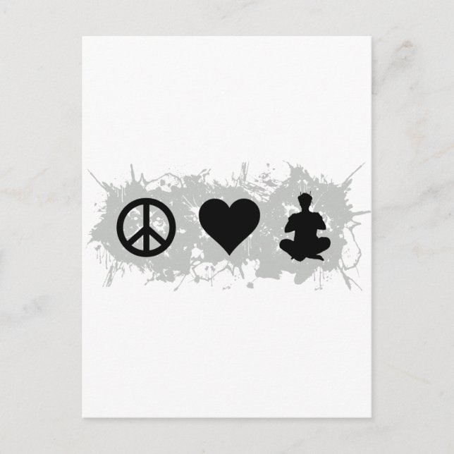 Yoga 2 vykort (Framsida)