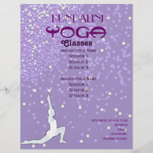 Yoga A4-flygare Reklamblad
