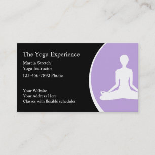 Yoga-Affärskort Visitkort