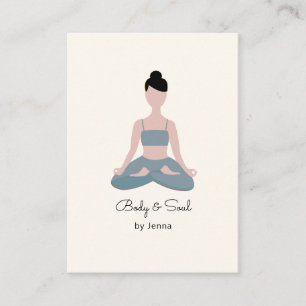 Yoga Affärskort Visitkort
