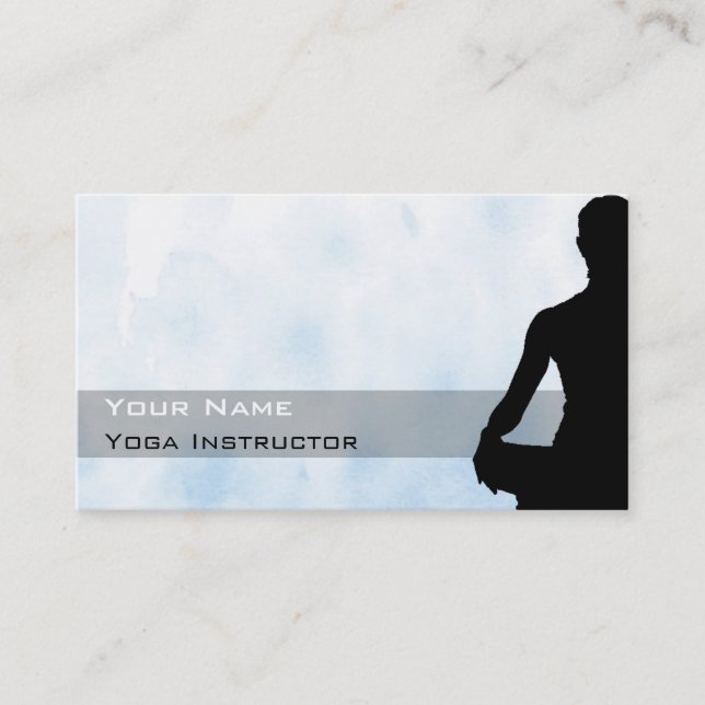 Yoga Affärskort Visitkort (Framsida)
