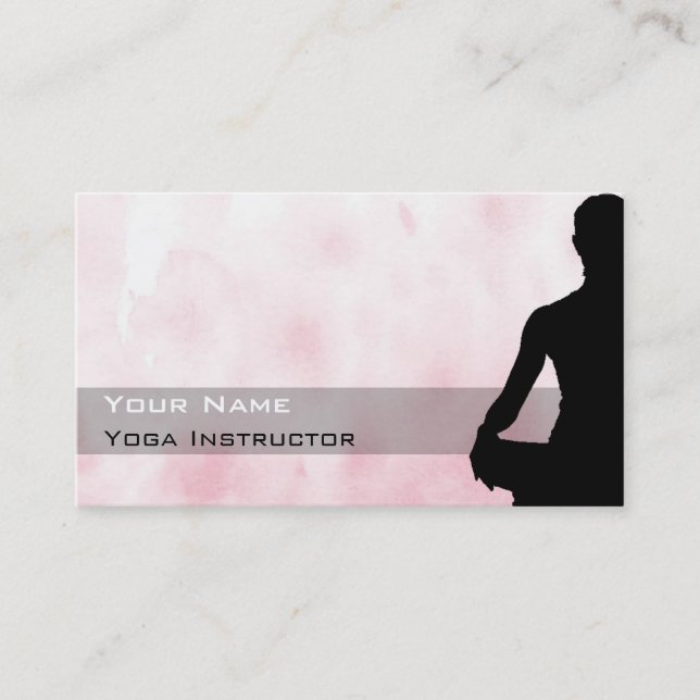Yoga Affärskort Visitkort (Framsida)