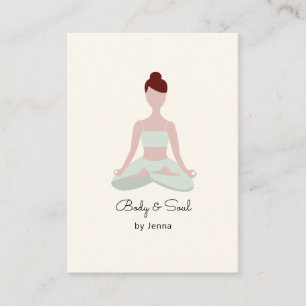 Yoga Affärskort Visitkort