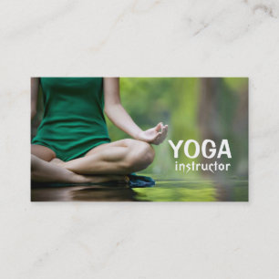Yoga-Affärskortet, Meditation Visitkort