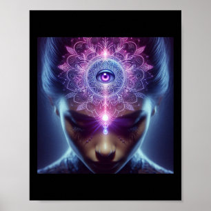 Yoga Ajna Medvetenhet Tredje Ögon Chakra Brahman _ Poster