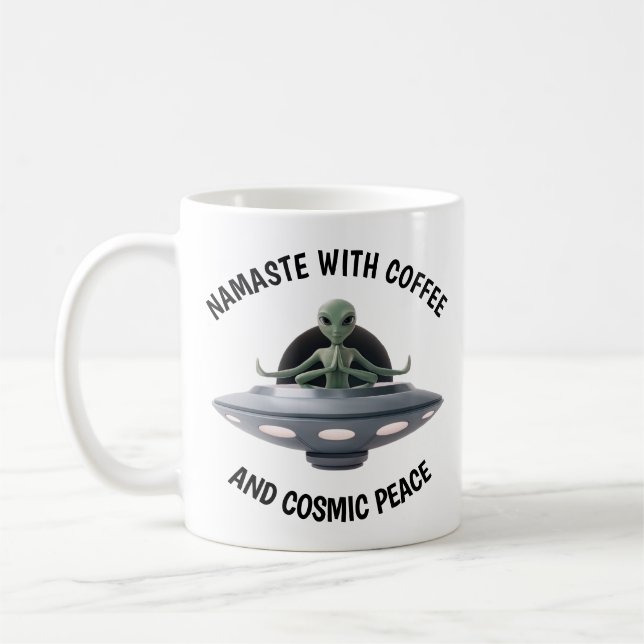 Yoga Alien Kaffemugg (Vänster)