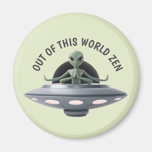 Yoga Alien Magnet (Framsidan)