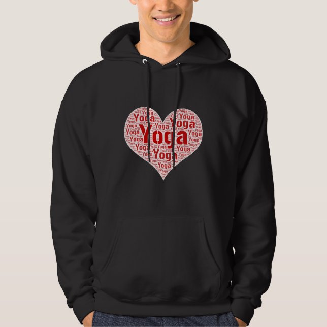 Yoga Älskare 17 Hoodie (Framsida)