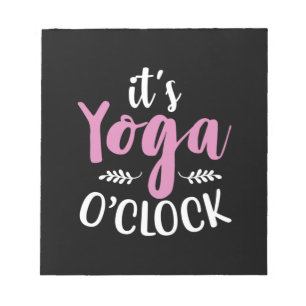 Yoga Älskare Det är Yoga OClock Anteckningsblock