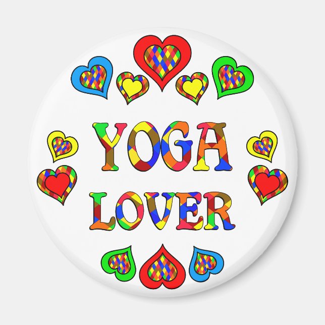 Yoga Älskare Magnet (Framsidan)