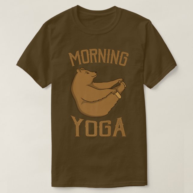 Yoga Älskare Meditation Yoga Bear Yoga Teacher Pre T Shirt (Design framsida)