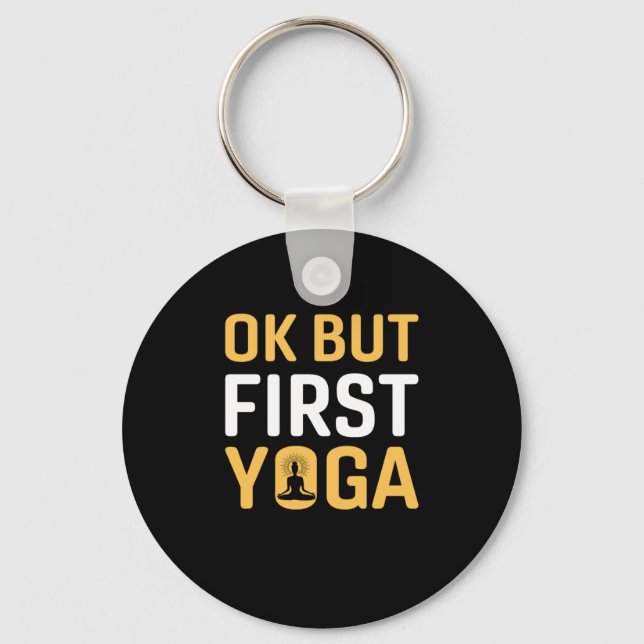 Yoga Älskare | OK, första Yoga Nyckelring (Framsida)