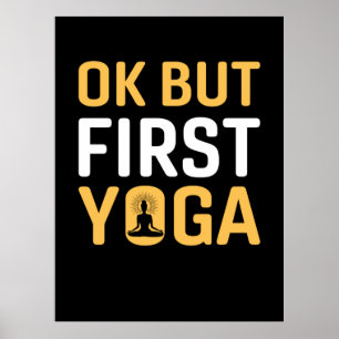 Yoga Älskare   OK, första Yoga Poster