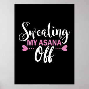 Yoga Älskare   Svep av min Asana Poster