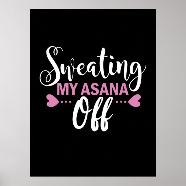 Yoga Älskare | Svep av min Asana Poster (Framsidan)