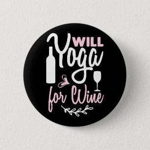 Yoga Älskare Will Yoga för Vin Knapp