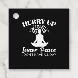 Yoga Älskare Yofa Skynda på Inner Peace Gåvor Etiketter