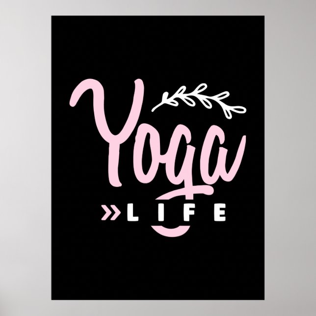 Yoga Älskare | Yoga Life Poster (Framsidan)