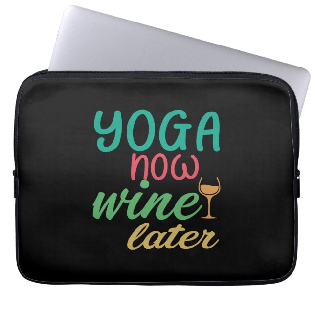 Yoga Älskare | Yoga Now Vin senare Laptop Fodral (Framsidan)
