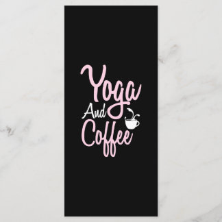 Yoga Älskare | Yoga och kaffe Meny