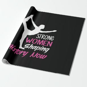 Yoga Älskare Yoga Strong Woman Presentpapper