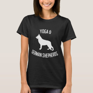 Yoga Amp German Shepherds Hund älskare T Shirt