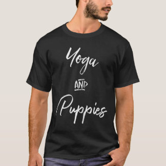 Yoga And Puppies Shirt,namastay At Home With My Do T Shirt