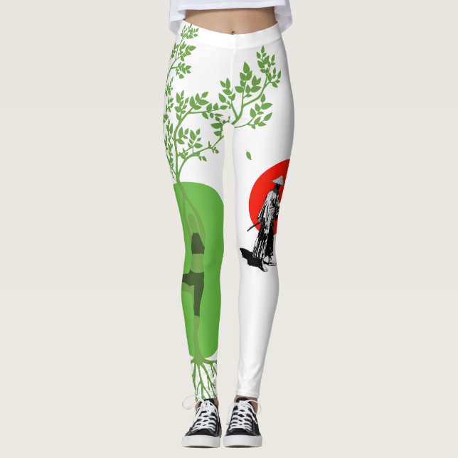 yoga and samurai leggings (Framsida)