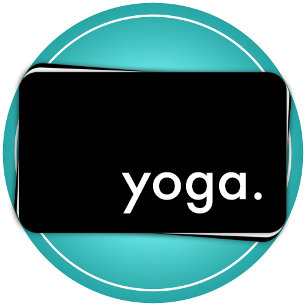 yoga. (anpassadet färg) visitkort