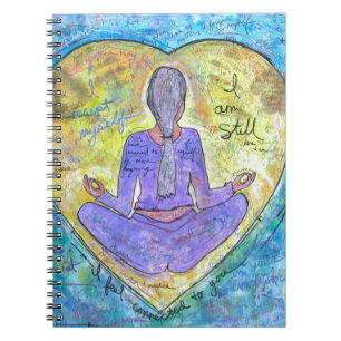 Yoga Anteckningsbok Med Spiral