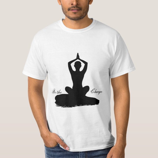 Yoga är ändringen t shirt (Framsida)