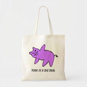 Yoga är en Big Deal - Yoga Tote bags Tygkasse