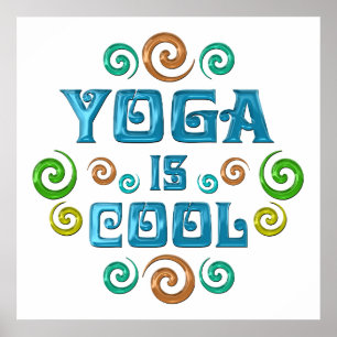 Yoga är kall poster