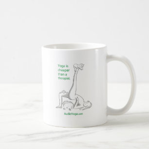 Yoga är mer billig än en terapeut kaffemugg