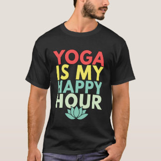 Yoga är min glada timme t shirt